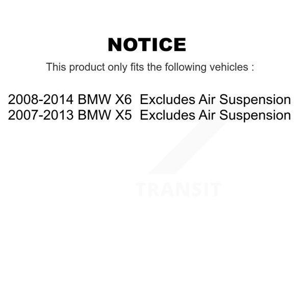 [Front Right] Suspension Strut Coil Spring Assembly 78A-11426 For BMW X5 X6 - Image 2