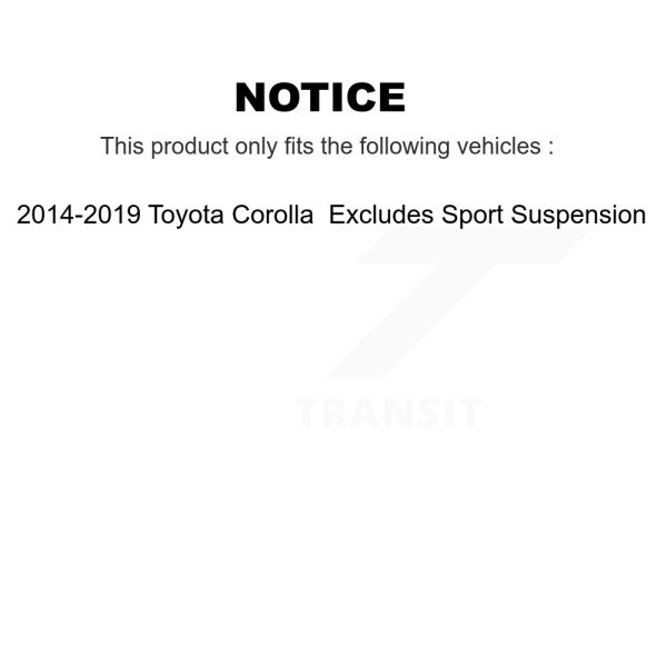 [Front Right] Suspension Strut Coil Spring Assembly 78A-11586 For Toyota Corolla - Image 2