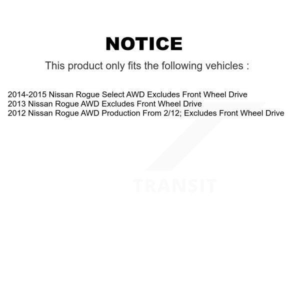 [Front Right] Suspension Strut Coil Spring Assembly 78A-11738 For Nissan Rogue - Image 2