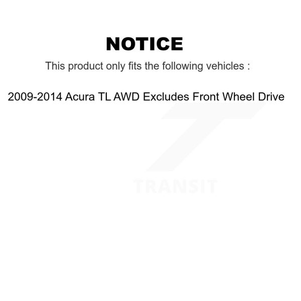 [Front Left] Suspension Strut Coil Spring Assembly 78A-11823 For Acura TL AWD - Image 2