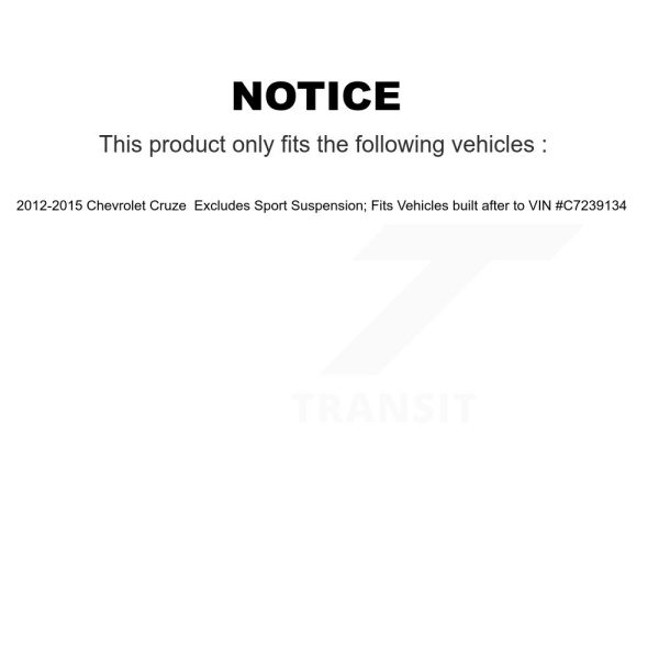 [Front Right] Suspension Strut Coil Spring Assembly 78A-11886 For - Image 2