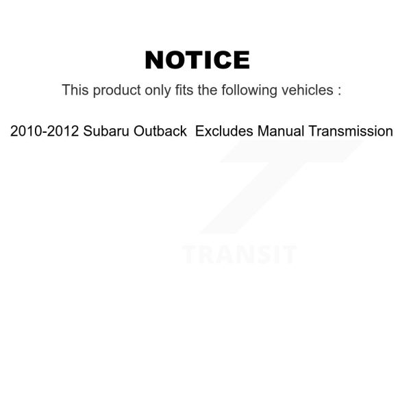 [Front Left] Suspension Strut Coil Spring Assembly 78A-11911 For Subaru Outback - Image 2