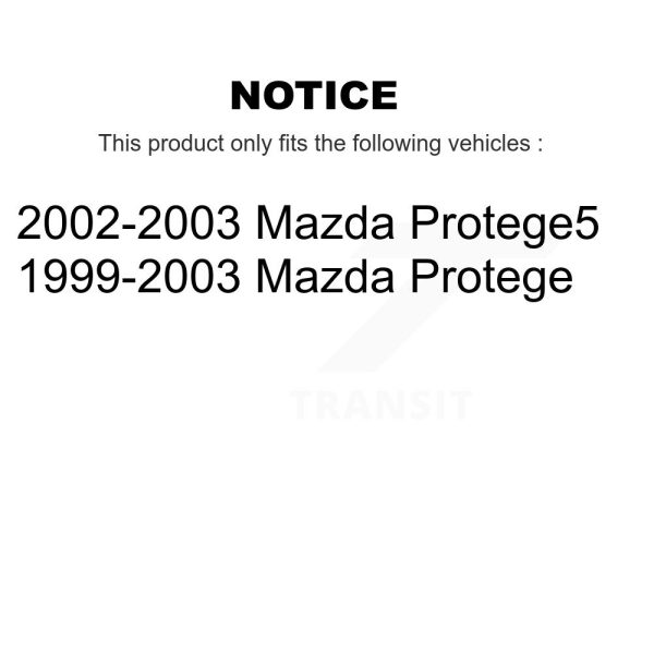 [Rear Right] Suspension Strut Coil Spring Assembly 78A-15172 For Mazda Protege - Image 2