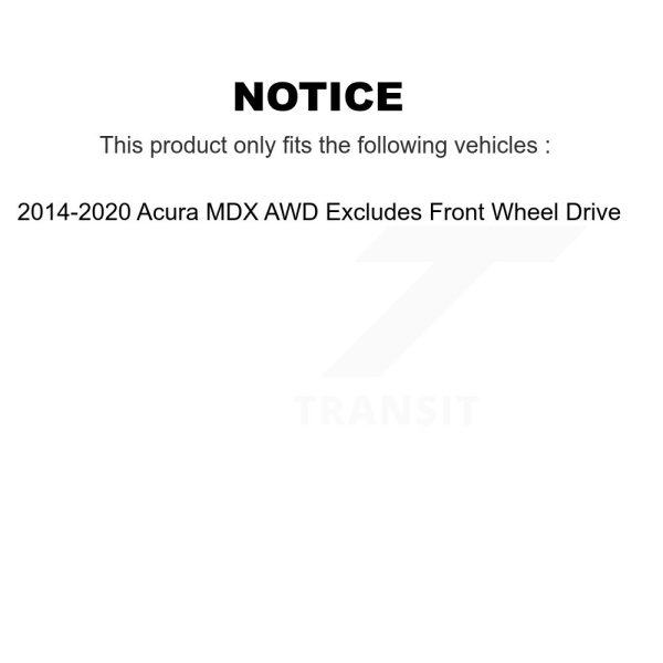 [Rear Left] Suspension Strut Coil Spring Assembly 78A-16073 For Acura MDX AWD - Image 2