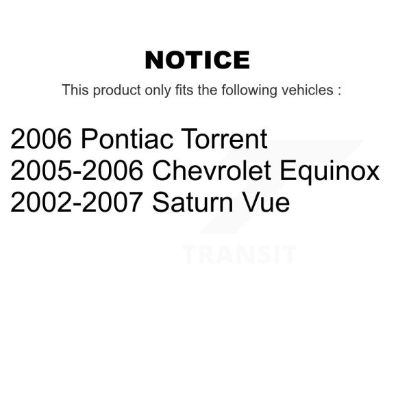 [Front] Disc Brake Rotor 8-580083 For Chevrolet Equinox Saturn Vue Pontiac - Image 2