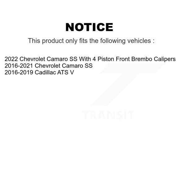 Rear Disc Brake Rotor 8-582059 for Chevrolet Camaro, Cadillac ATS - Image 2
