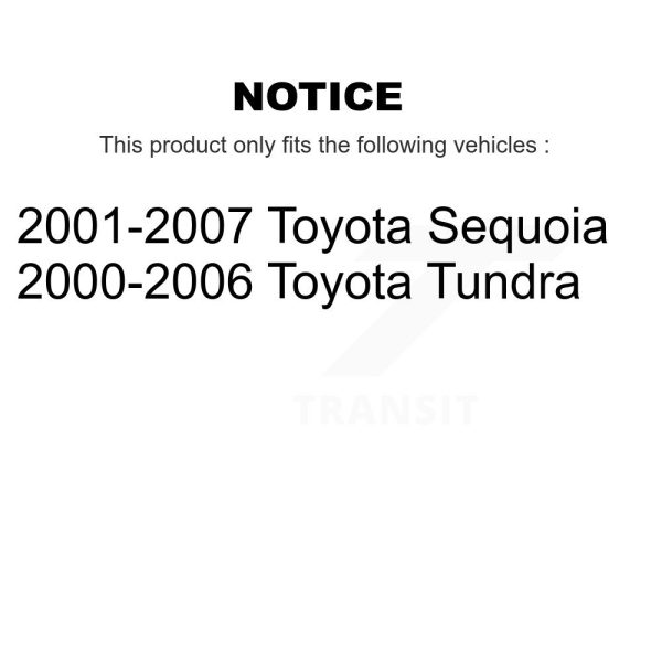 [Front] Disc Brake Rotor 8-96931 For Toyota Tundra Sequoia - Image 2