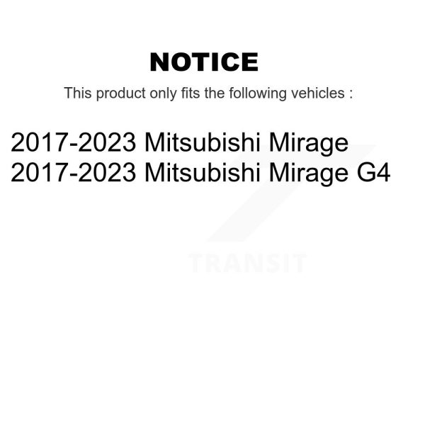 [Rear] Brake Drum 8-97889 For 2017-2023 Mitsubishi Mirage G4 - Image 2