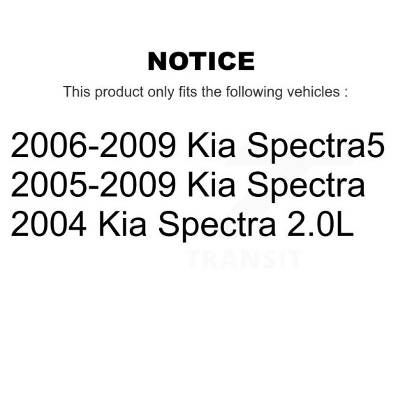 [Rear] Brake Drum 8-9790 For Kia Spectra Spectra5 - Image 2