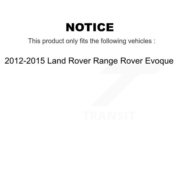 [Rear] Disc Brake Rotor 8-980956 For 2012-2015 Land Rover Range Evoque - Image 2