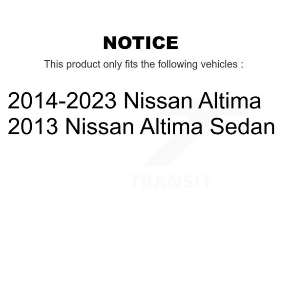 [Front] Disc Brake Rotor 8-981780 For Nissan Altima - Image 2