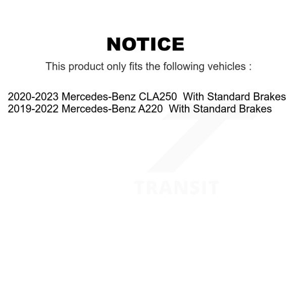 [Front] Disc Brake Rotor 8-982606 For Mercedes-Benz A220 CLA250 - Image 2