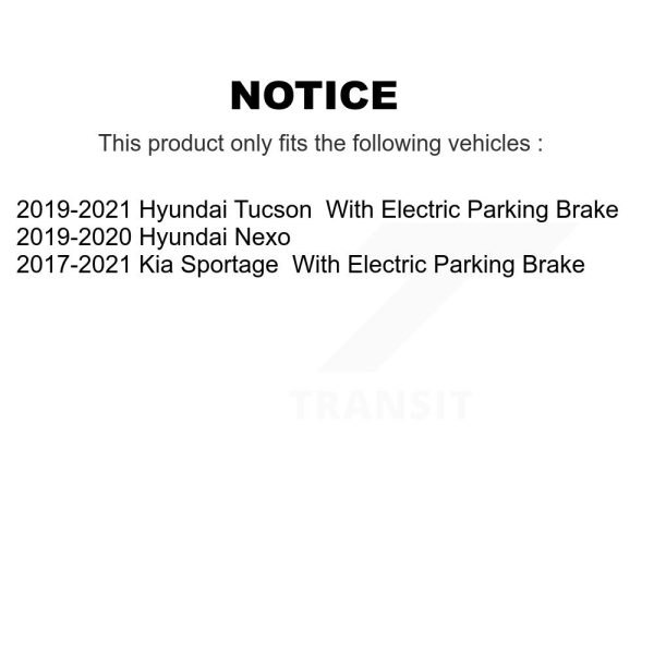 [Rear] Disc Brake Rotor 8-TQ8307 For Kia Sportage Hyundai Tucson Nexo - Image 2