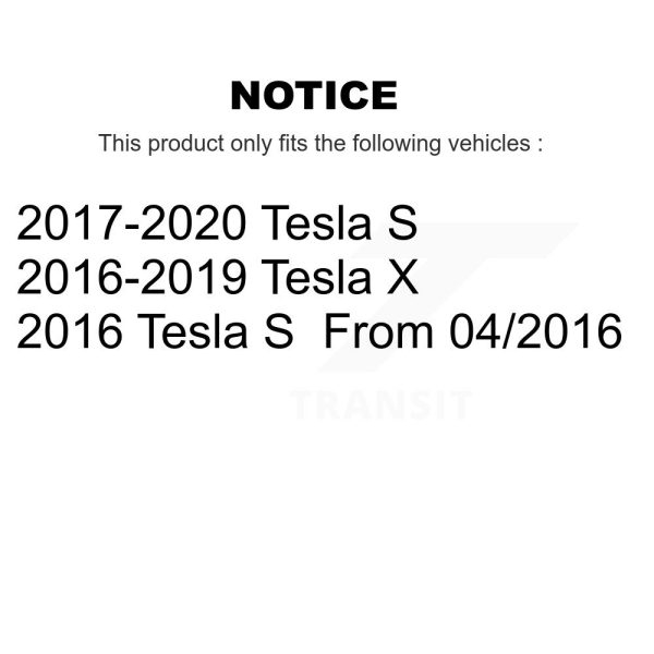 [Rear] Disc Brake Rotor 8-TQ8337 For Tesla S X - Image 2