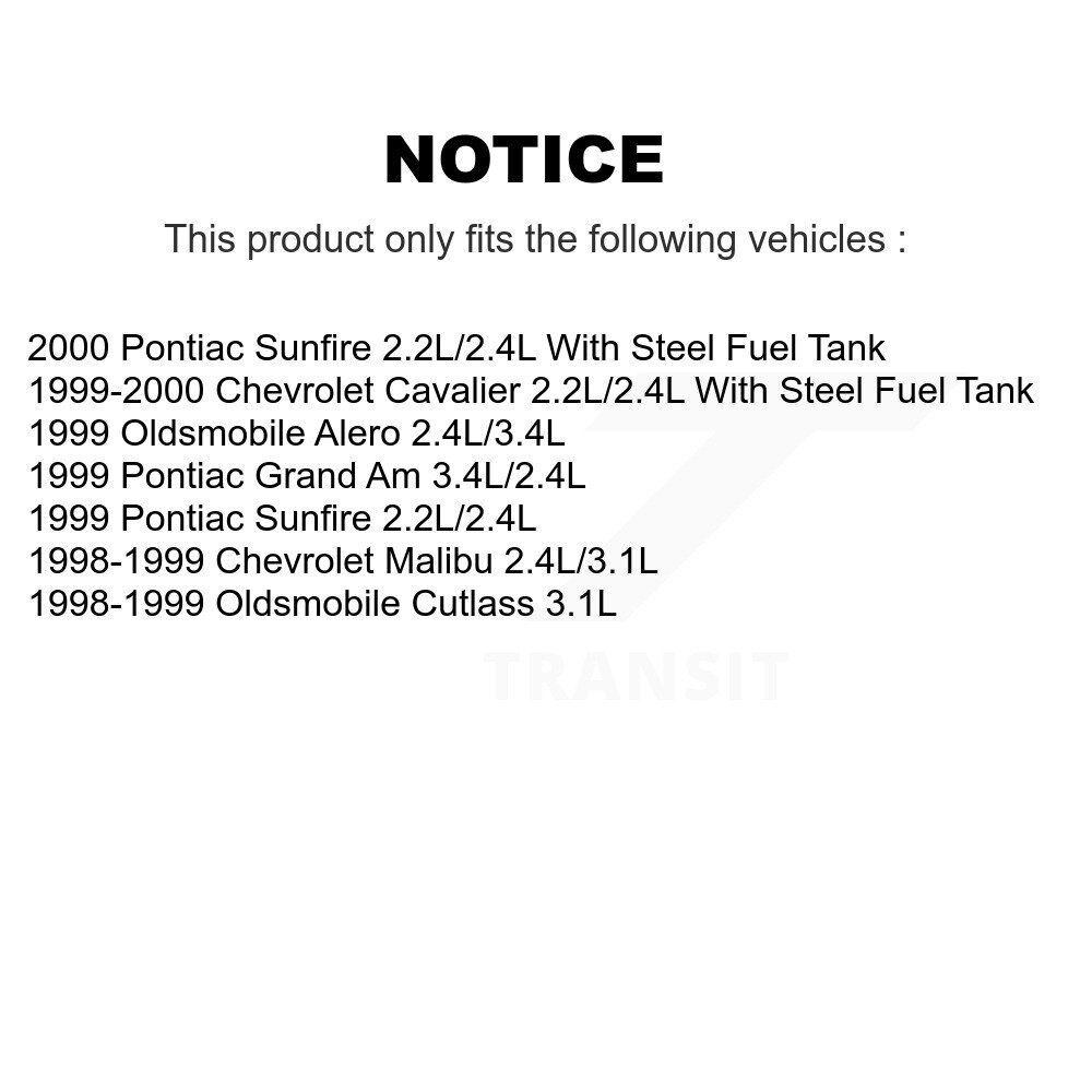 Fuel Pump Module Assembly AGY-00310315 For Chevrolet Pontiac Cavalier Sunfire - Image 2