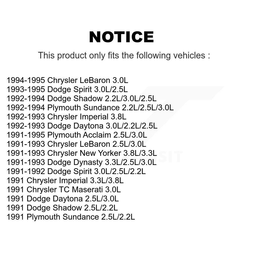 Fuel Pump Module Assembly AGY-00310347 For Chrysler Dodge LeBaron Plymouth TC - Image 2