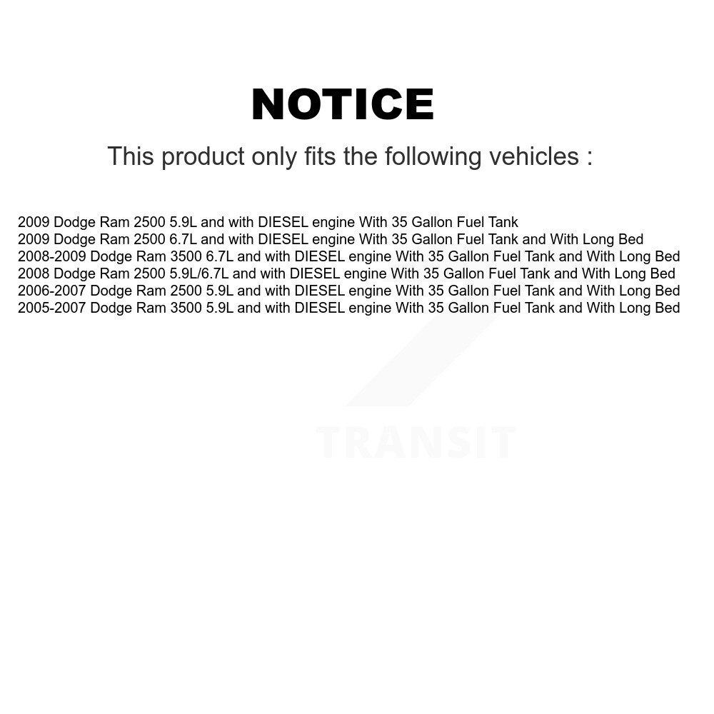 Fuel Pump Module Assembly AGY-00310556 For Dodge Ram 3500 2500 - Image 2