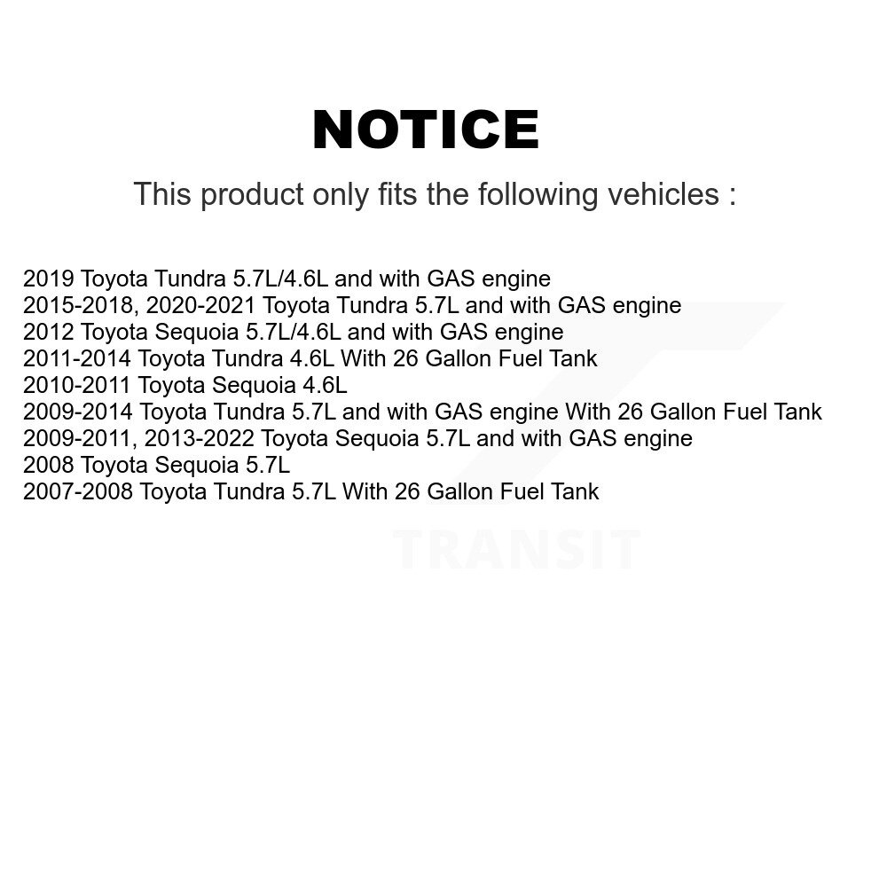 Fuel Pump Module Assembly AGY-00310593 For Toyota Tundra Sequoia - Image 2