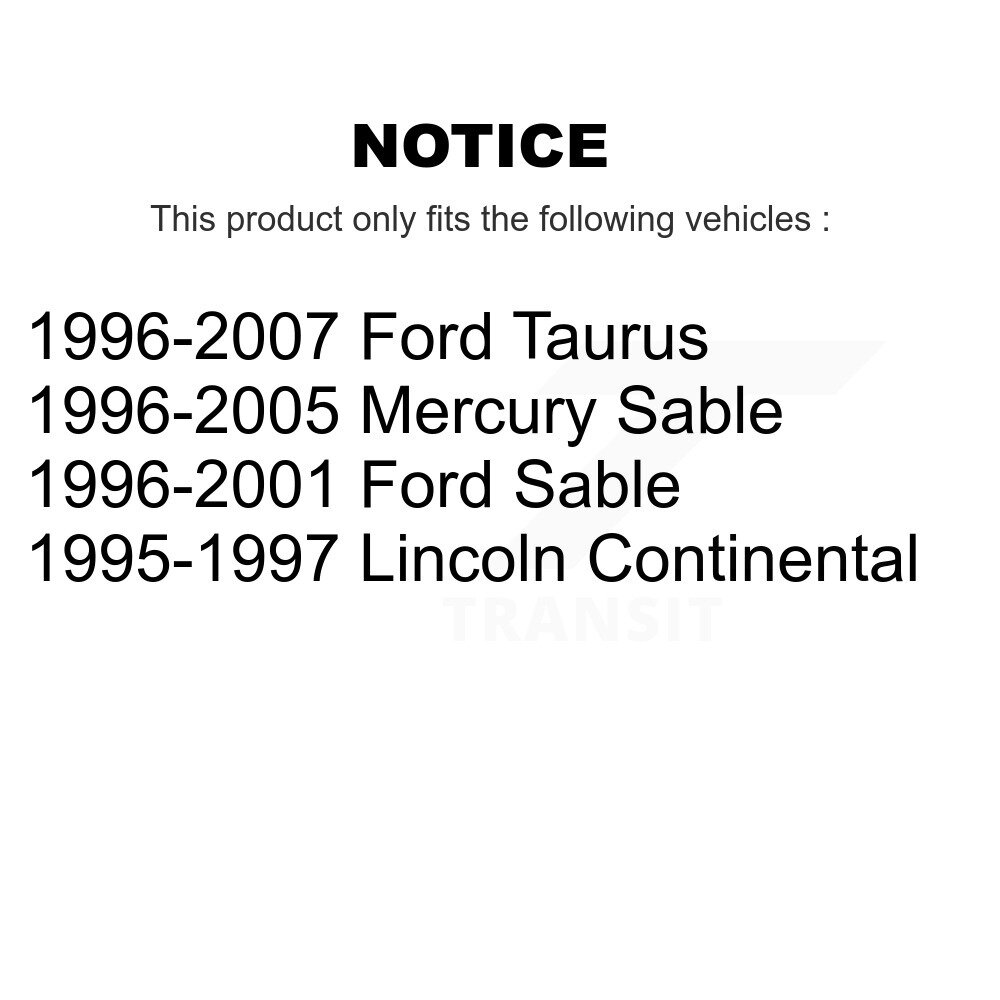 Fuel Tank Strap AGY-01110125 For Ford Taurus Mercury Sable Lincoln - Image 2