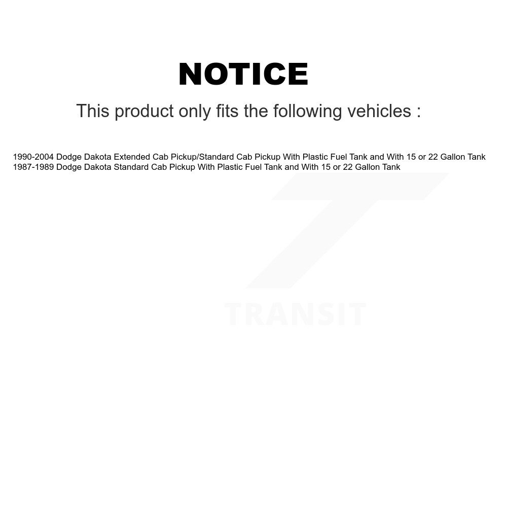 Fuel Tank Strap AGY-01110154 For Dodge Dakota - Image 2