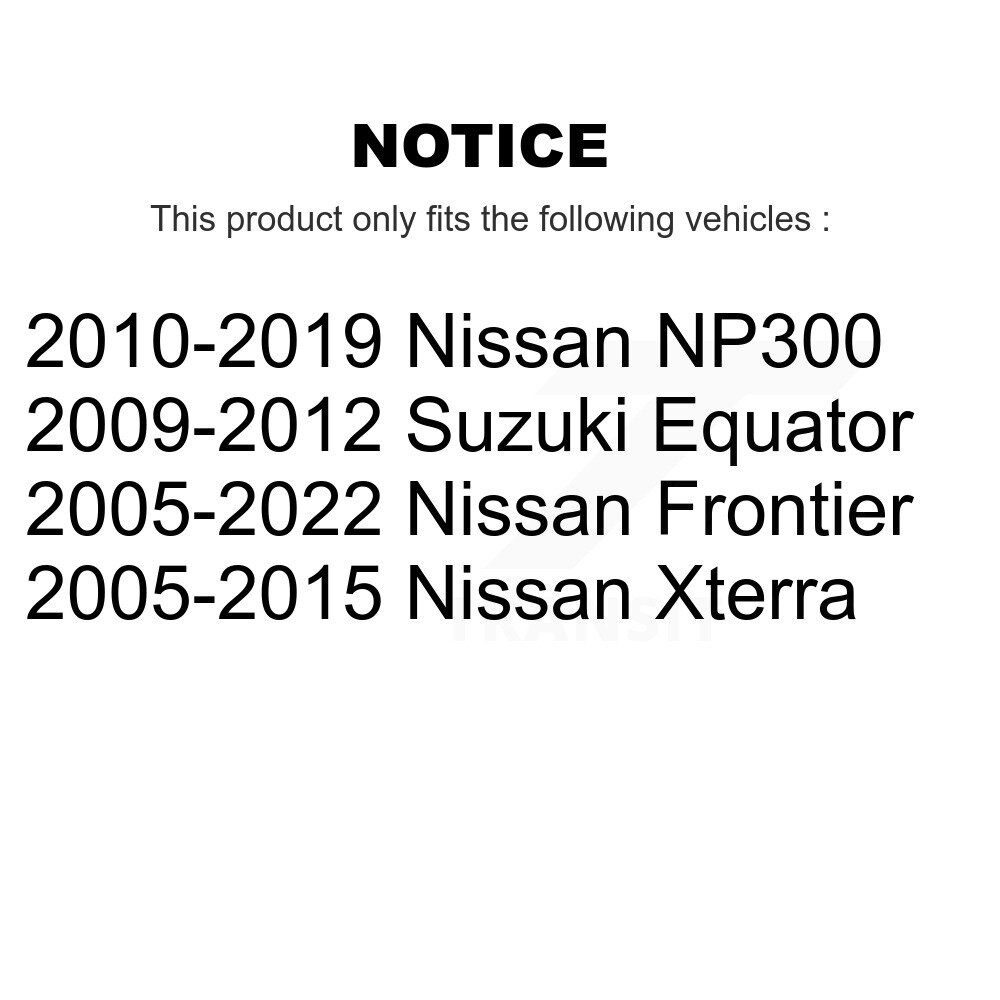 Fuel Tank Strap AGY-01110387 For Nissan Frontier Xterra Suzuki Equator NP300 - Image 2