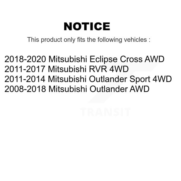 Fuel Tank Strap AGY-4040751 For Mitsubishi Outlander RVR Eclipse Cross Sport - Image 2