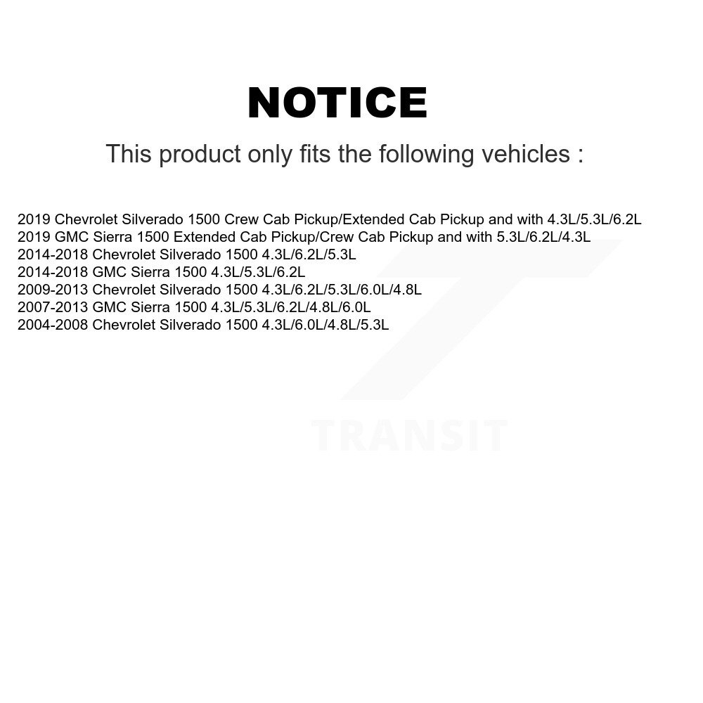 Fuel Tank Strap AGY-4040758 For Chevrolet Silverado 1500 GMC Sierra - Image 2