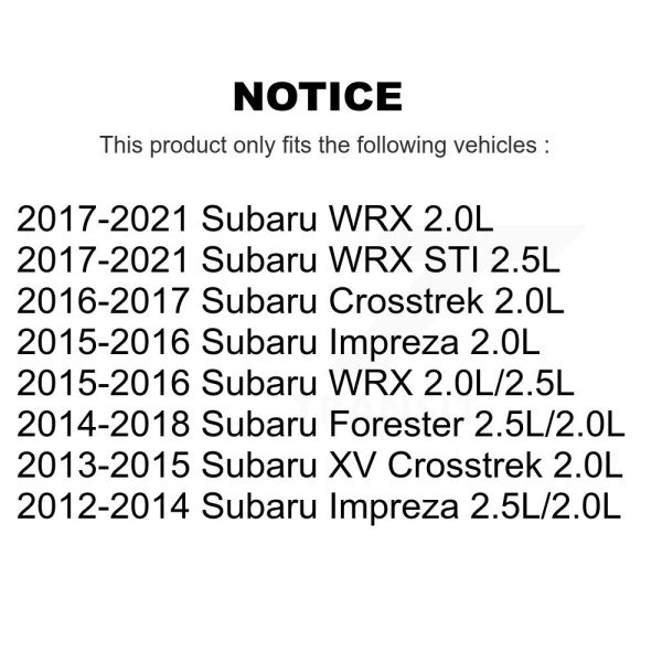 Fuel Tank Strap AGY-4040846 For Subaru Forester Impreza XV Crosstrek WRX STI - Image 2
