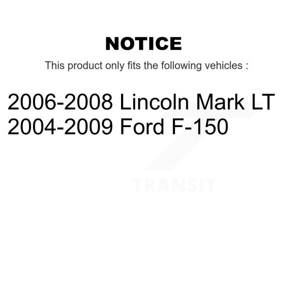 [Front] Ceramic Disc Brake Pads CMX-D1083 For Ford F-150 Lincoln Mark LT - Image 2