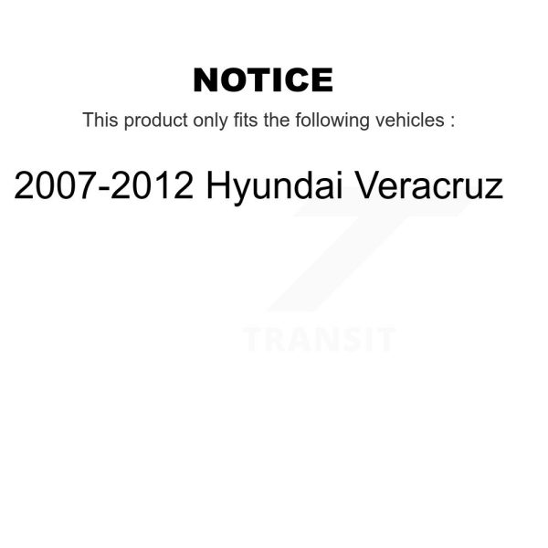 [Front] Ceramic Disc Brake Pads CMX-D1301 For 2007-2012 Hyundai Veracruz - Image 2