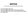 [Front] Ceramic Disc Brake Pads CMX-D1504 For BMW 528i xDrive - Image 2