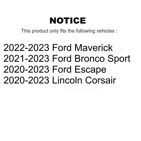 [Front] Ceramic Disc Brake Pads CMX-D2300 For Ford Escape Bronco Sport Maverick - Image 2