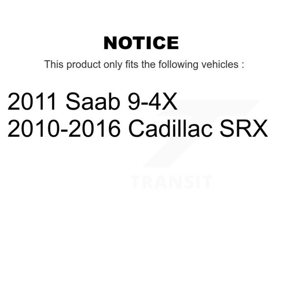 [Front] Disc Brake Rotor DS1-580762 For Cadillac SRX Saab 9-4X - Image 2