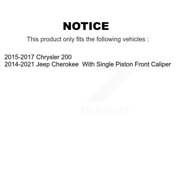 [Rear] Disc Brake Rotor DS1-781099 For Jeep Cherokee Chrysler 200 - Image 2