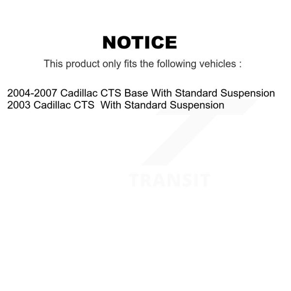 [Front] Disc Brake Rotor GCR-580120 For Cadillac CTS With Standard Suspension - Image 2