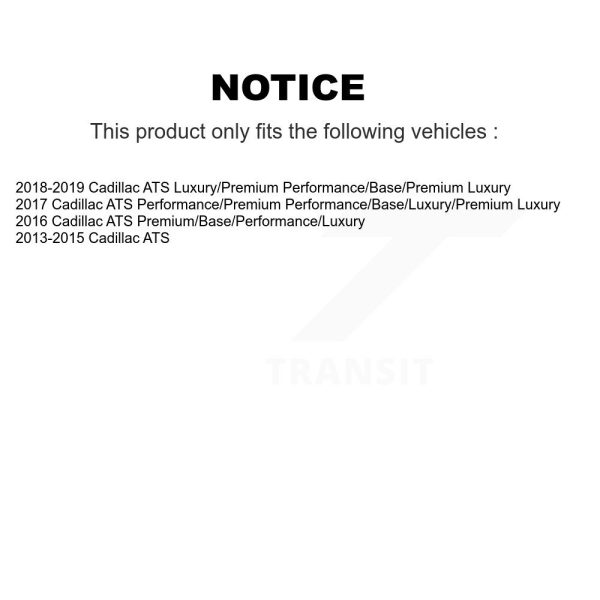 [Rear] Disc Brake Rotor GCR-581045 For Cadillac ATS - Image 2