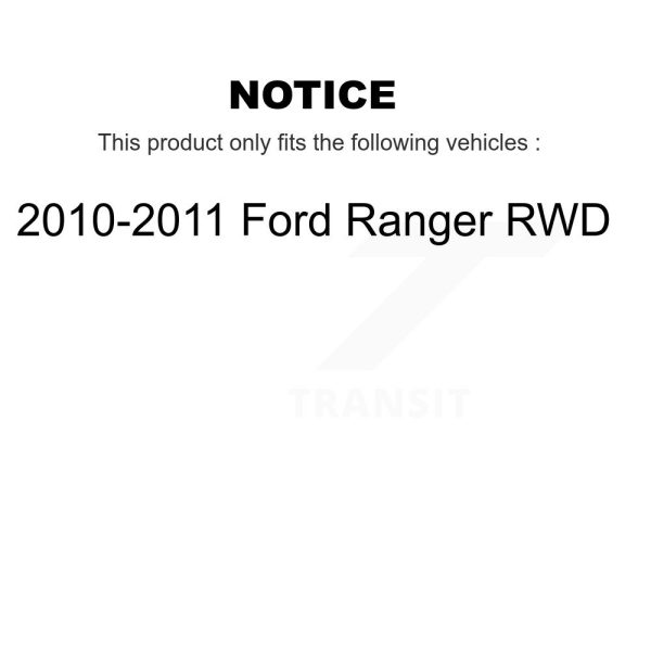 [Front] Disc Brake Rotor Hub Assembly GCR-680905 For 2010-2011 Ford Ranger RWD - Image 2