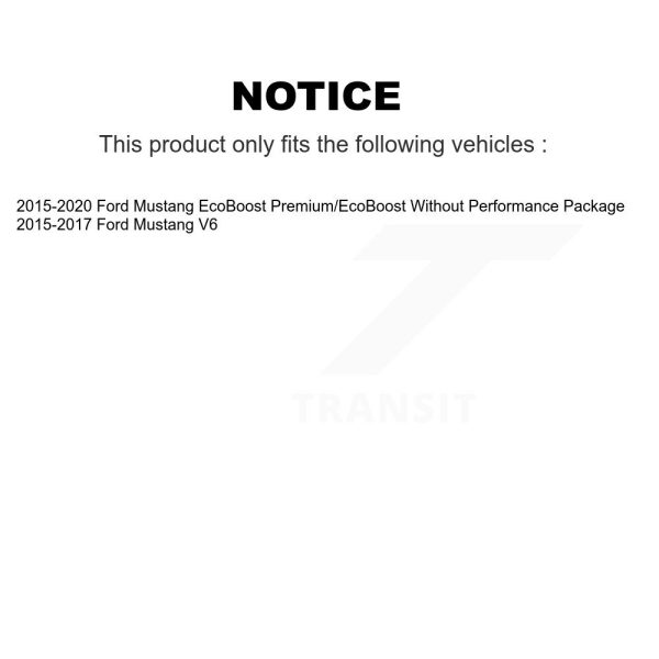 [Front] Disc Brake Rotor GCR-681953 For Ford Mustang - Image 2