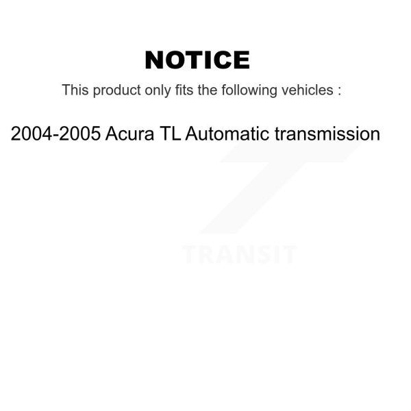 [Front] Disc Brake Rotor GCR-980220 For 04-05 Acura TL Automatic transmission - Image 2