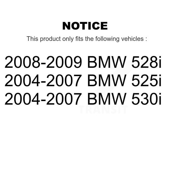[Rear] Disc Brake Rotor GCR-980379 For BMW 530i 525i 528i - Image 2