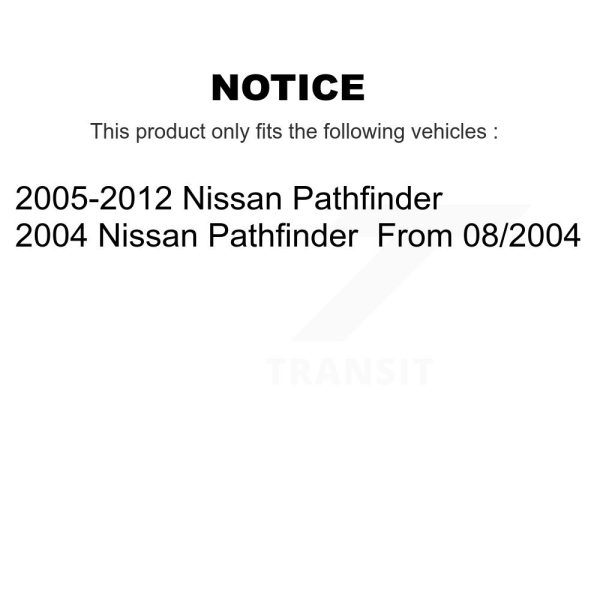 [Rear] Disc Brake Rotor GCR-980462 For Nissan Pathfinder - Image 2