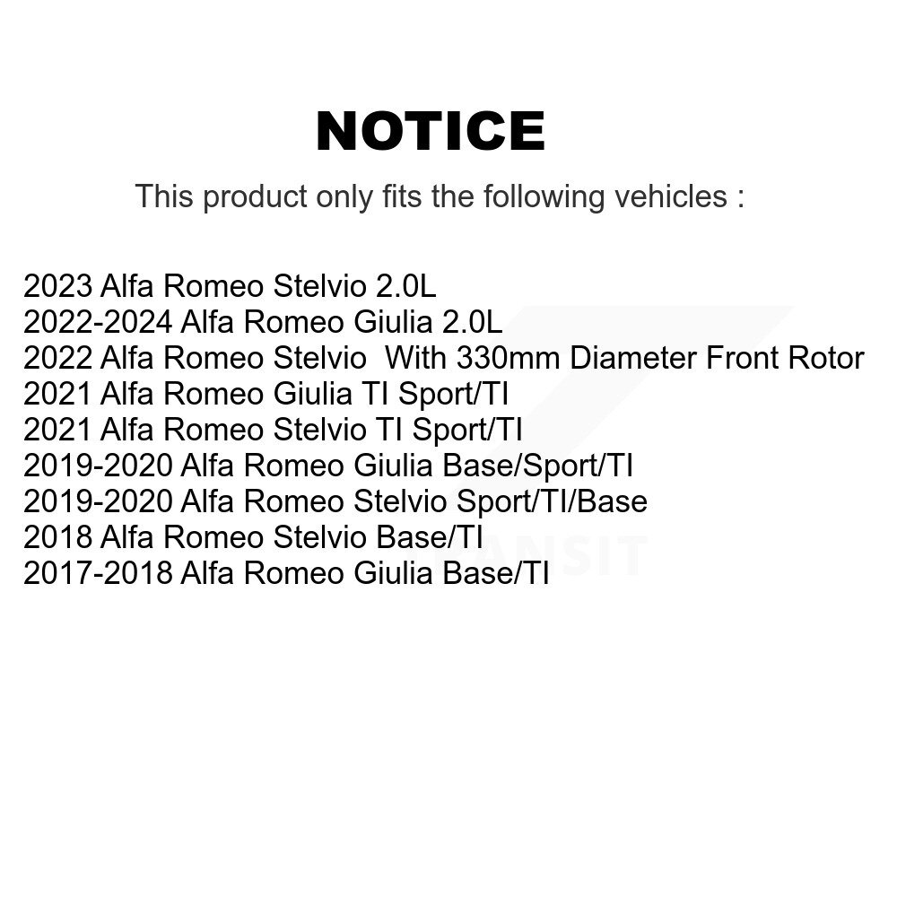 Disc Brake Rotor GCR-982276 For Alfa Romeo Stelvio Giulia - Image 2