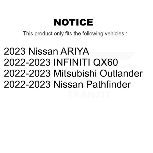[Front] Disc Brake Rotor GCR-G8468 For Mitsubishi Outlander Nissan Pathfinder - Image 2