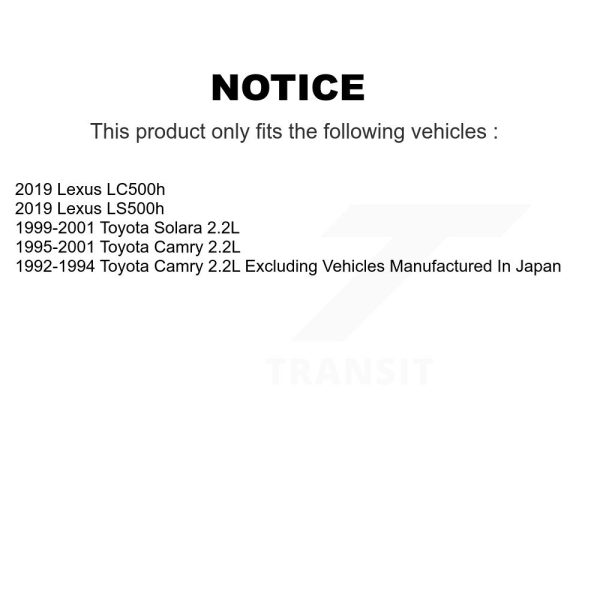 Serpentine Belt KBR-5030295 For Toyota Camry Solara Lexus LC500h LS500h - Image 2