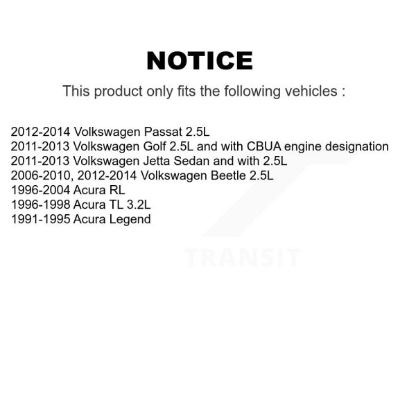 Serpentine Belt KBR-5050368 For Volkswagen Jetta Golf Passat Beetle Acura RL - Image 2