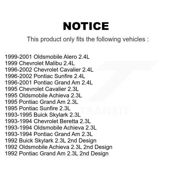 Serpentine Belt KBR-5050480 For Chevrolet Pontiac Cavalier Sunfire Grand Am - Image 2