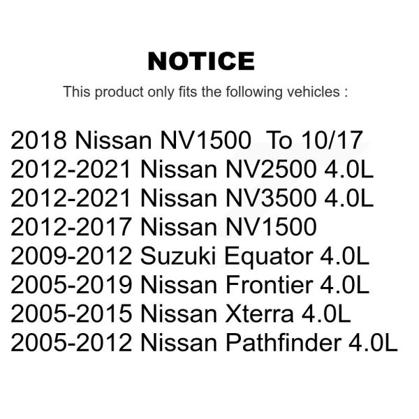 [Main Drive] Serpentine Belt KBR-5070874 For Nissan Frontier Pathfinder Xterra - Image 2