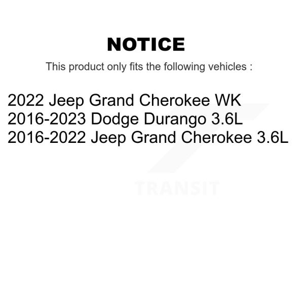 [Main Drive] Serpentine Belt KBR-A060664 For Jeep Grand Cherokee Dodge Durango - Image 2