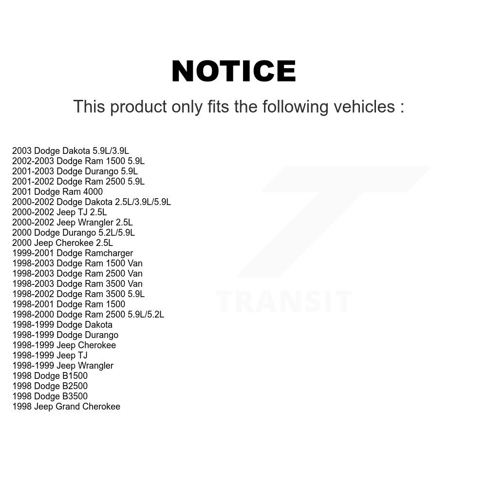 Ignition Coil MPS-MF198 For Dodge Ram 1500 Dakota 2500 Jeep Wrangler 3500 Van - Image 2