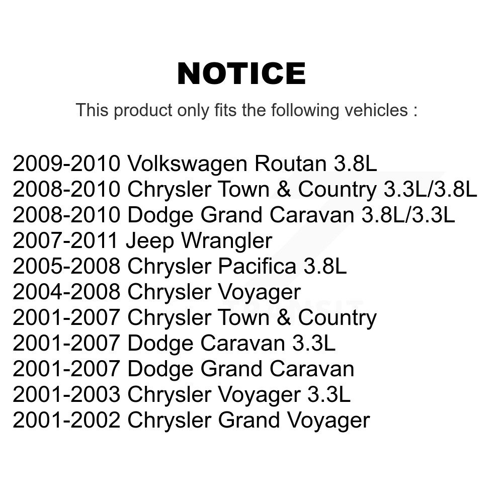 Ignition Coil MPS-MF305 For Dodge Grand Caravan Jeep Wrangler Chrysler Town & - Image 2
